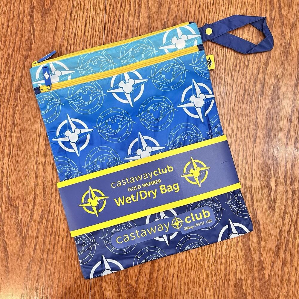 2026 New Castaway Club Gold Member Gift Wet Dry Bag Disney Cruise Line Swag DCL
